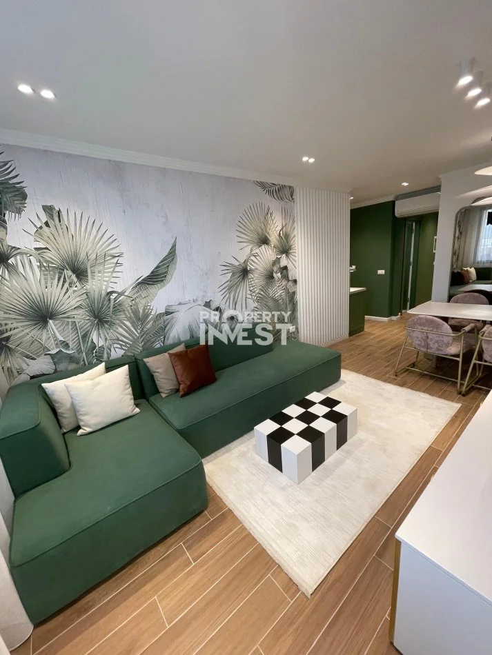 Tirane, jepet me qera apartament 1+1 Kati 11, 55 m² 1.200 € (Shallvaret)