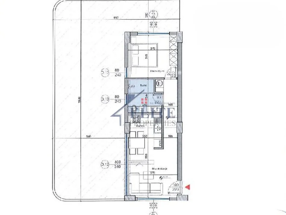 Durres, shitet apartament 1+1+Ballkon Kati 2, 201.390 € (Hamallaj)