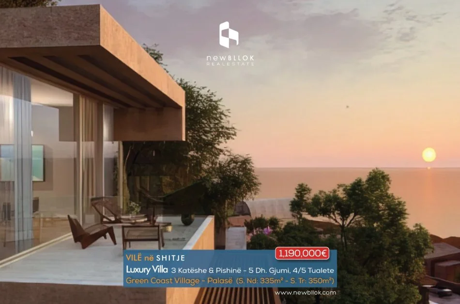 Dhermi - Palase, shes Vile 2+1 Kati 2, 335 m² 1.190.000 € (GREEN COAST VILLAGE - Pamje e Plote nga Deti)