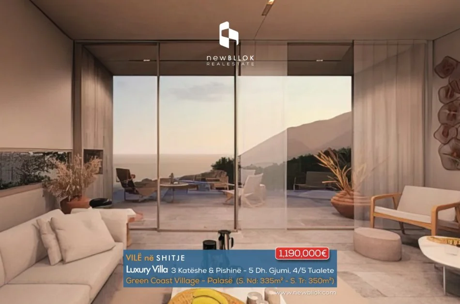 Dhermi - Palase, shes Vile 2+1 Kati 2, 335 m² 1.190.000 € (GREEN COAST VILLAGE - Pamje e Plote nga Deti)