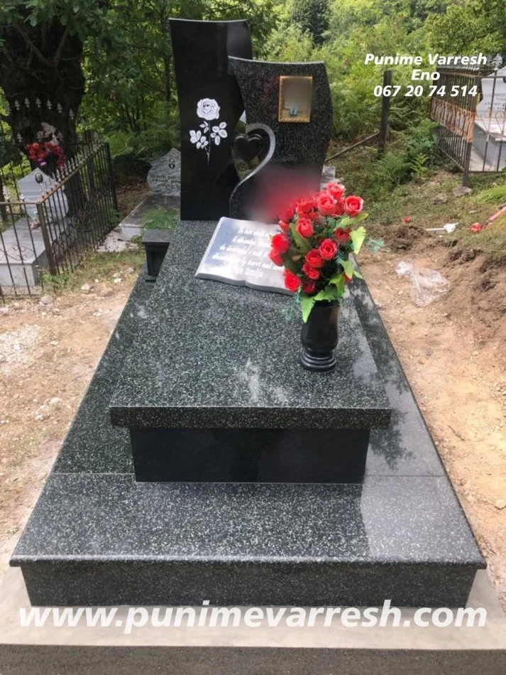 Tirane, ofroj Punime Varresh Graniti Hassan Green - Montuar Ne Tropoje - Model Varri Ne Forme Zemre