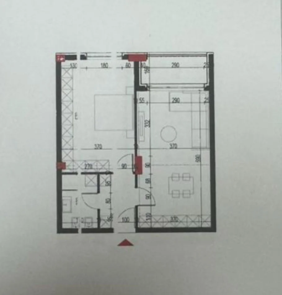 Tirane, shitet apartament 1+1 Kati 4, 80 m² 70.200 € (Ne Paskuqan)