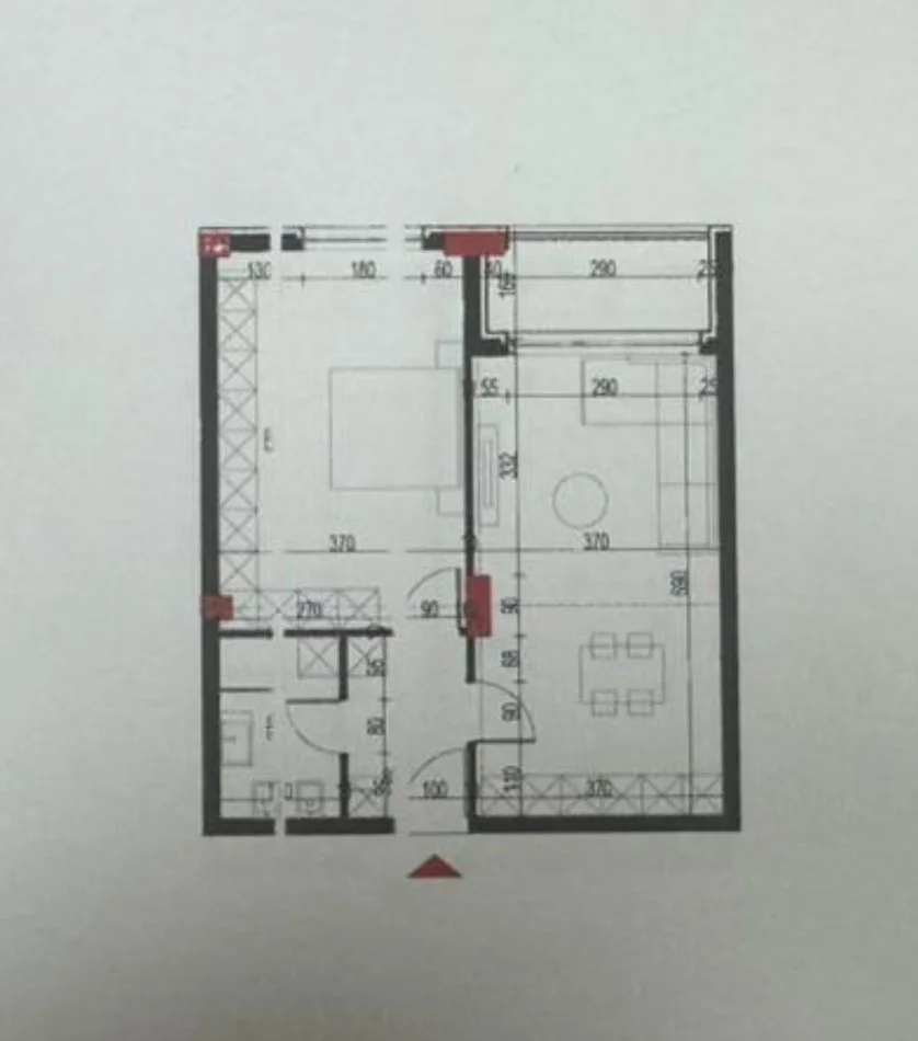 Tirane, shitet apartament 1+1 Kati 4, 80 m² 70.200 € (Paskuqan)