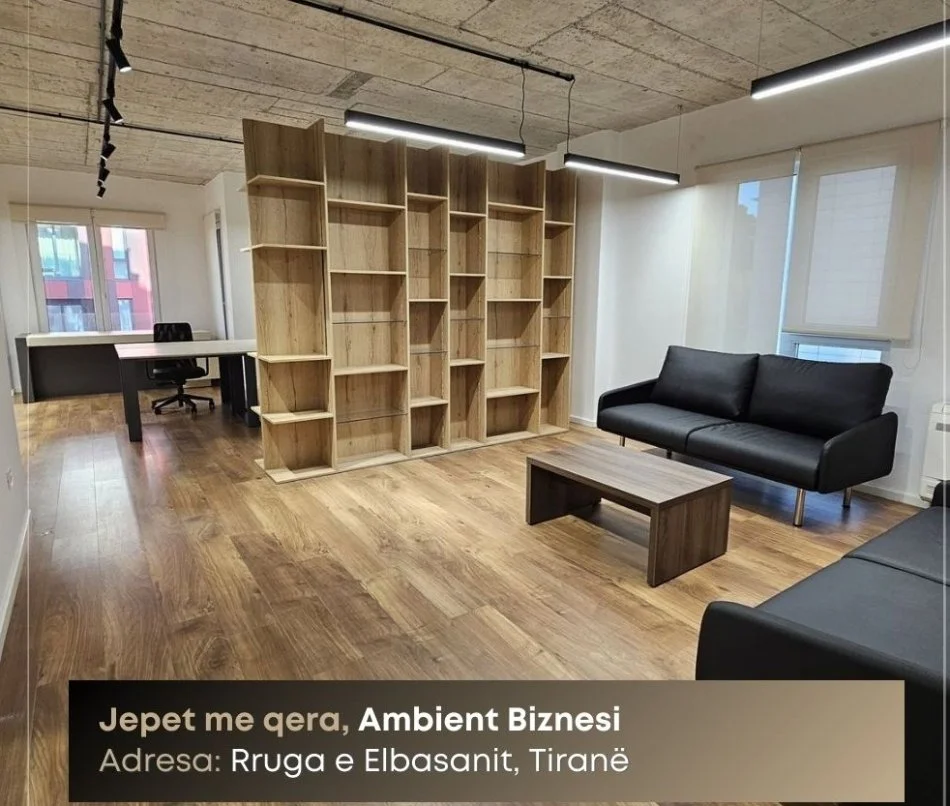 Tirane, jepet me qera ambjent biznesi Kati 3, 120 m² 2.500 € (Rruga e Elbasanit, Tiranë.)