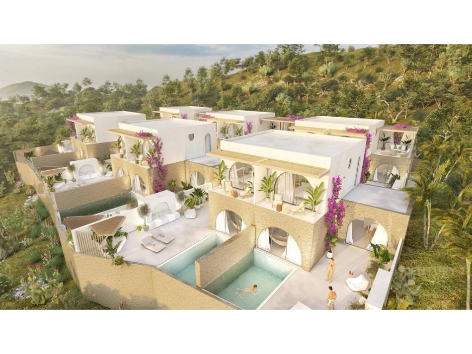 UNIKE 🏠 Vilë me Pishine & Oborr 📍 DHERMI - Residenca Borgo Bello, Drymades (180m DETI) ‼️ 758.500€