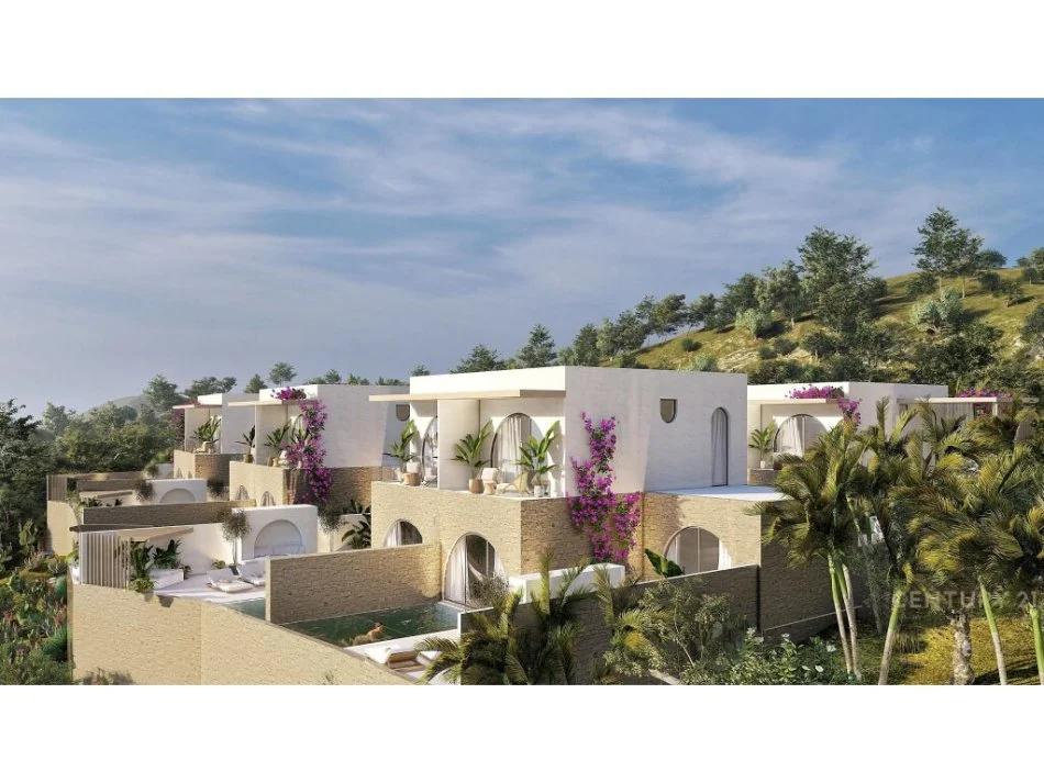 UNIKE 🏠 Vilë me Pishine & Oborr 📍 DHERMI - Residenca Borgo Bello, Drymades (180m DETI) ‼️ 758.500€