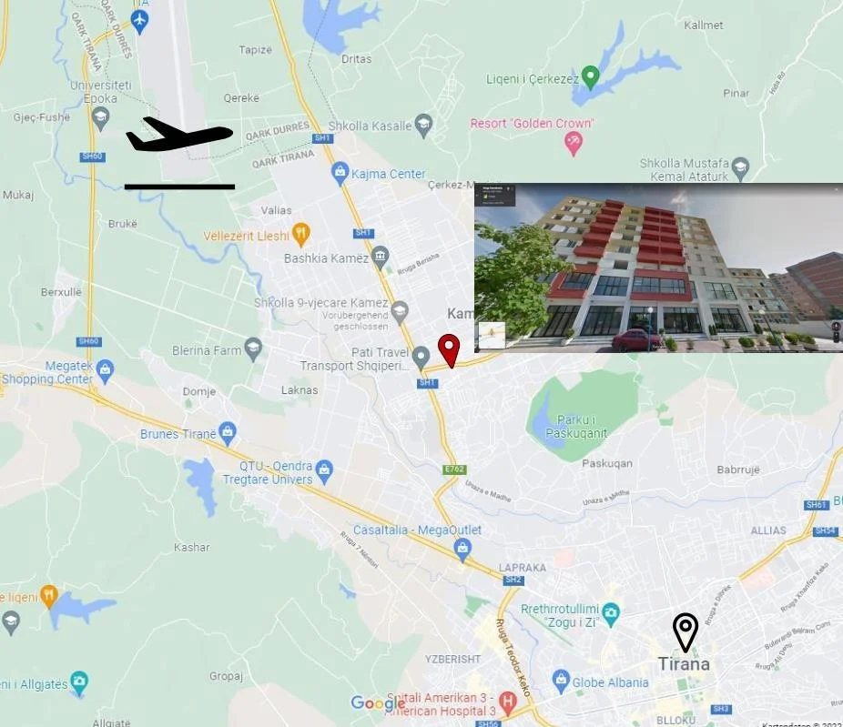 Tirane, shitet apartament 2+1+Ballkon Kati 3, 96 m² 83.000 € (Demokracia)