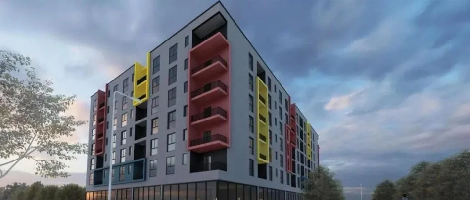 Shitet:1+1 📍Paskuqan-Color Splash Residence || Sip.65m² - Kt.4 || Post Parkimi Me Cmim Extra - Gati per Banim🔥