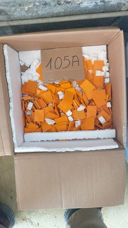 Tirane, Shesim mozaik te vegjel qelqi te kompanise Orsoni S.R.L