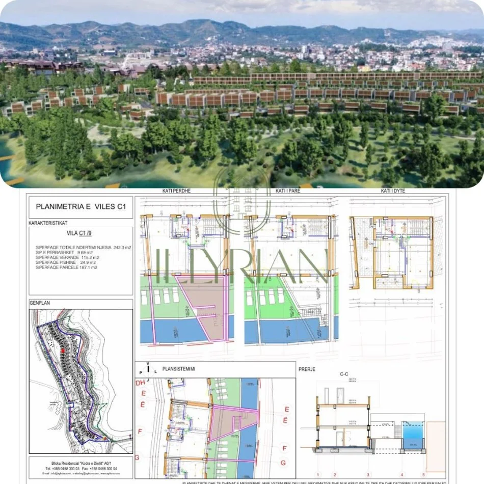 Tirane, shitet Vile , 382 m² 493.965 € (Farke)
