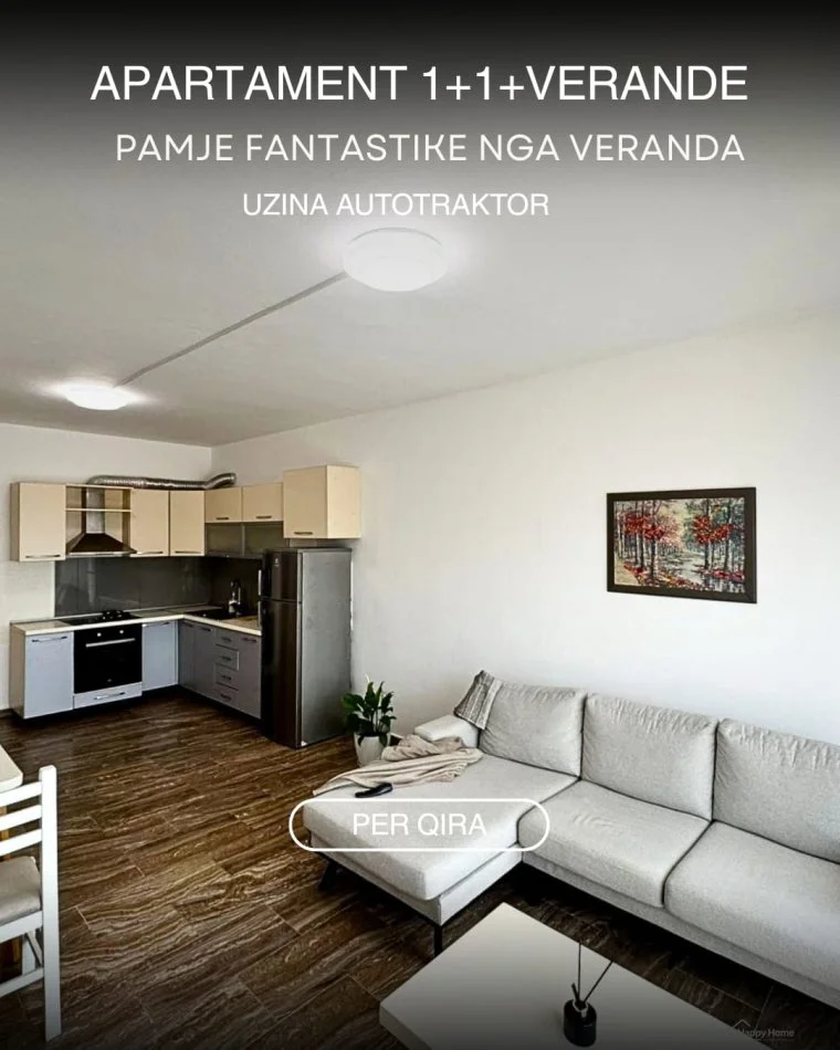 Tirane, jepet me qera apartament 1+1+Ballkon Kati 6, 65 m² 400 € (Uzina Autotraktoreve)