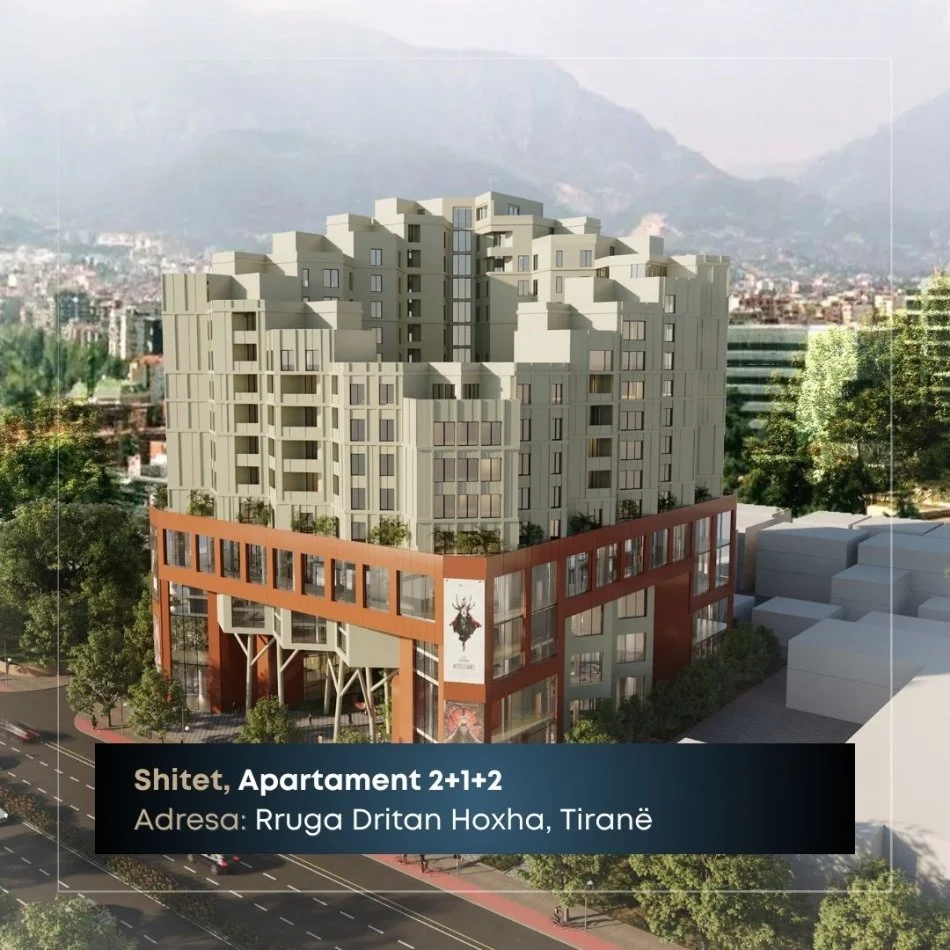 Tirane, shitet apartament 2+1 Kati 10, 98 m² 157.000 € (Rruga Dritan Hoxha)