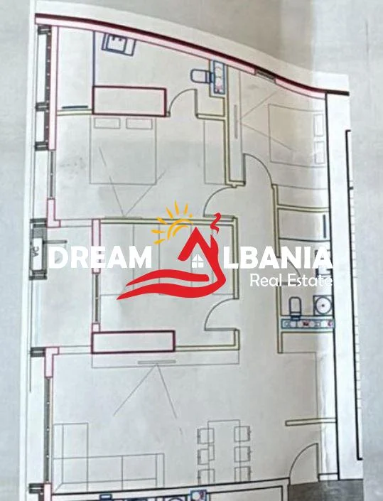 Tirane, shitet apartament 3+1+Ballkon Kati 7, 146 m² 321.000 € (prane Rruga e Kosovarve)