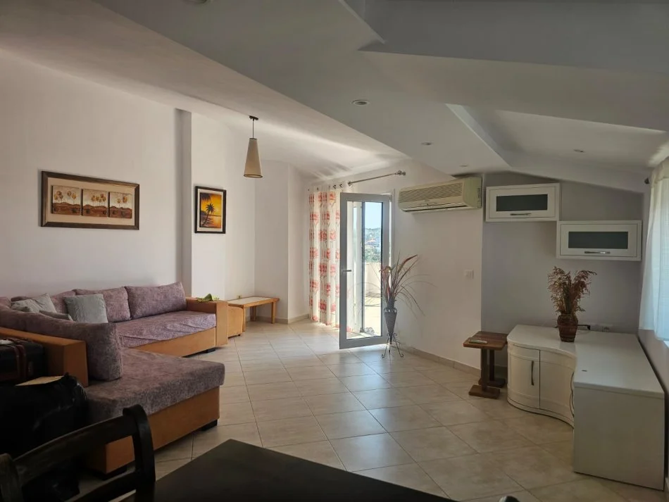Tirane, jap me qera apartament+verande + 2 garazhde| Penthouse Kati 7,