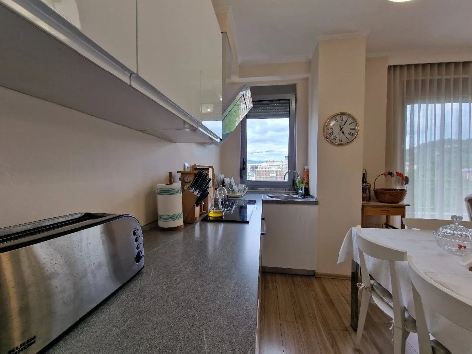 Tirane, jepet me qera apartament 1+1+Ballkon Kati 4, 67 m² 550 € (Rruga Hamdi Sina)