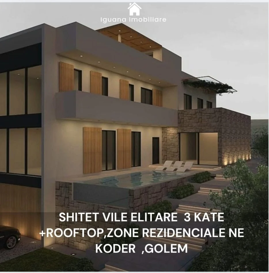 Golem, shitet Vile 4+1+Aneks+Ballkon Kati 3, 843 m² (Golem,Kavaje)