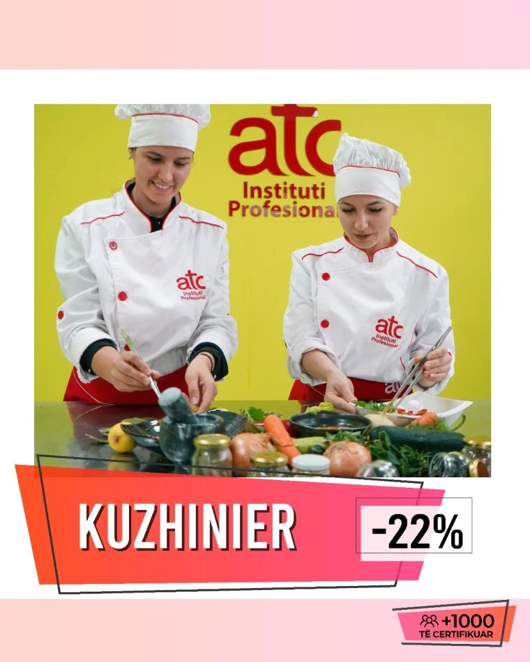 Tiranë, Ofrojmë Kurse Profesionale Njëvjeçare në Institutin Profesional ATC