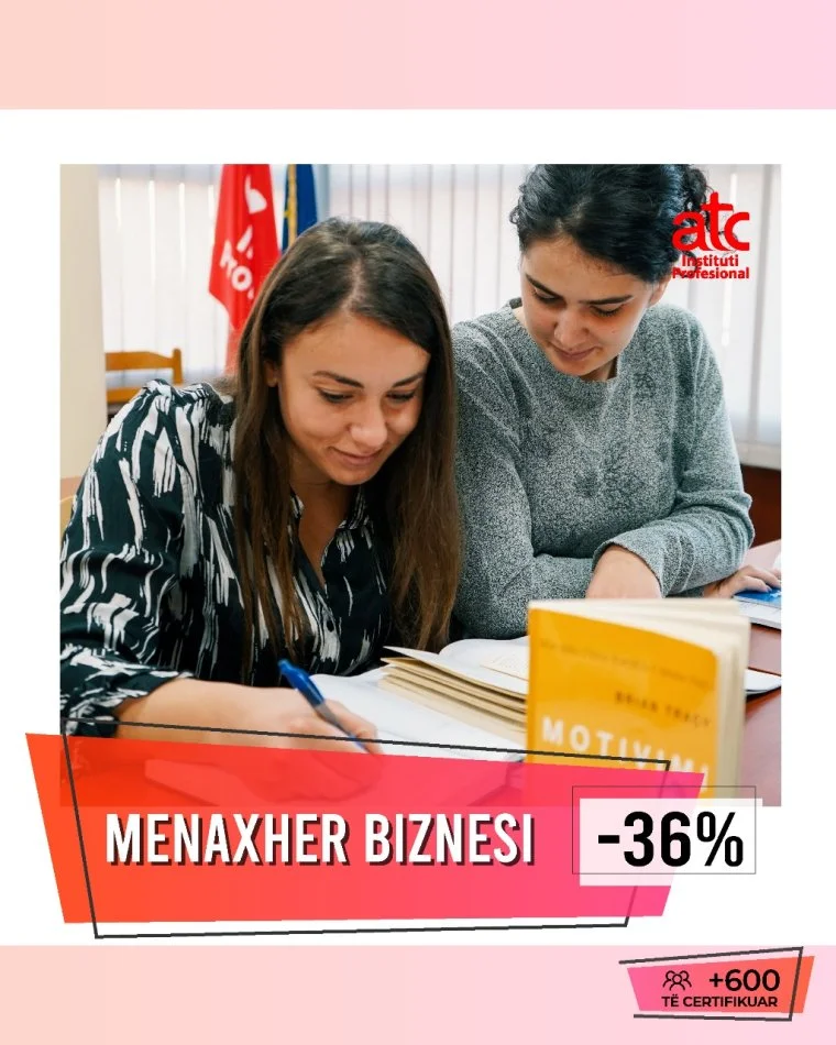 Tiranë, Ofrojmë Kurse Profesionale Njëvjeçare në Institutin Profesional ATC