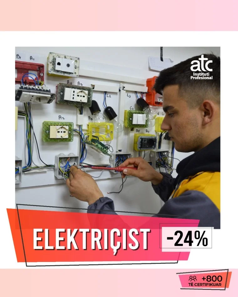 Tiranë, Ofrojmë Kurse Profesionale Njëvjeçare në Institutin Profesional ATC