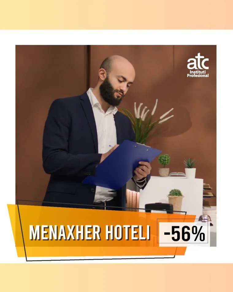 Tiranë, Ofrojmë Kurse Profesionale Tremujore në Institutin Profesional ATC