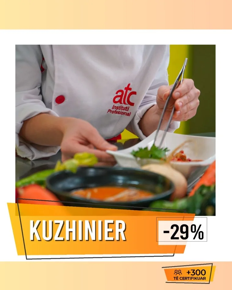 Tiranë, Ofrojmë Kurse Profesionale Tremujore në Institutin Profesional ATC