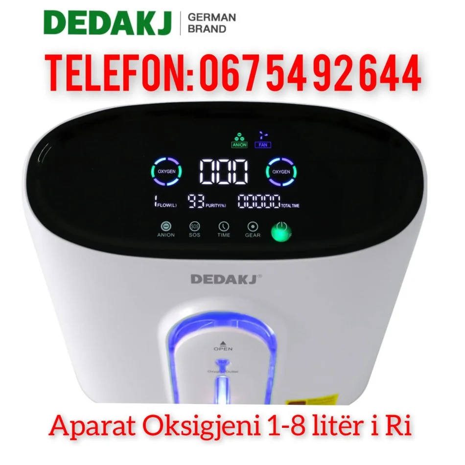 Tirane, shitet pajisje mjekesore Aparat Oksigjeni i Ri 1-8 litra 470 €
