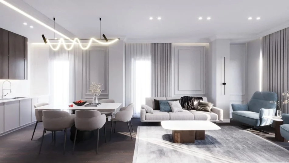 SHITET : ULTRA 🏘 2+1+2wc  (📍Kompleksi Square21 ) - 21 Dhjetori, 113 m² (Çmimi 297,000€)🧭 - 🔥CMIMI ME OKAZION NE KOMPLEKS I PER MOMENTIN, 2650€/m🔥