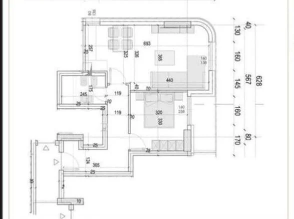 Tirane, shitet apartament 1+1+Ballkon Kati 3, 71 m² 185.000 € (Corner Residence)