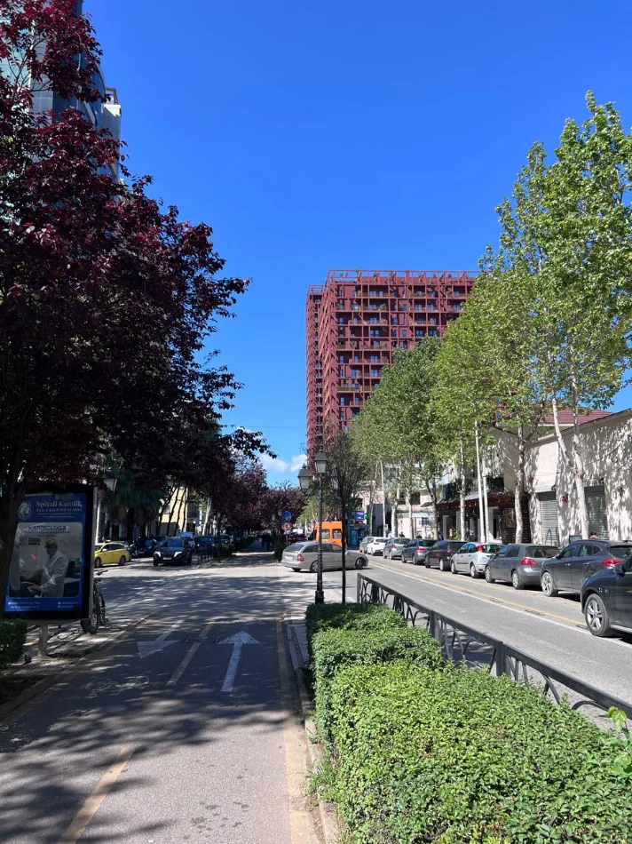 Tirane, jepet me qera apartament 1+1 Kati 5, 65 m² 550 € (Rruga e Kavajes prane Xhamise Dine Hoxha ne Tirane ID D8241A-81))