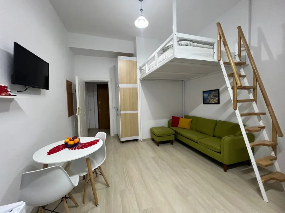 Tirane, jap me qera apartament 1+1 Kati 2, 45 m² 600 € (Rruga Sami Frasheri)