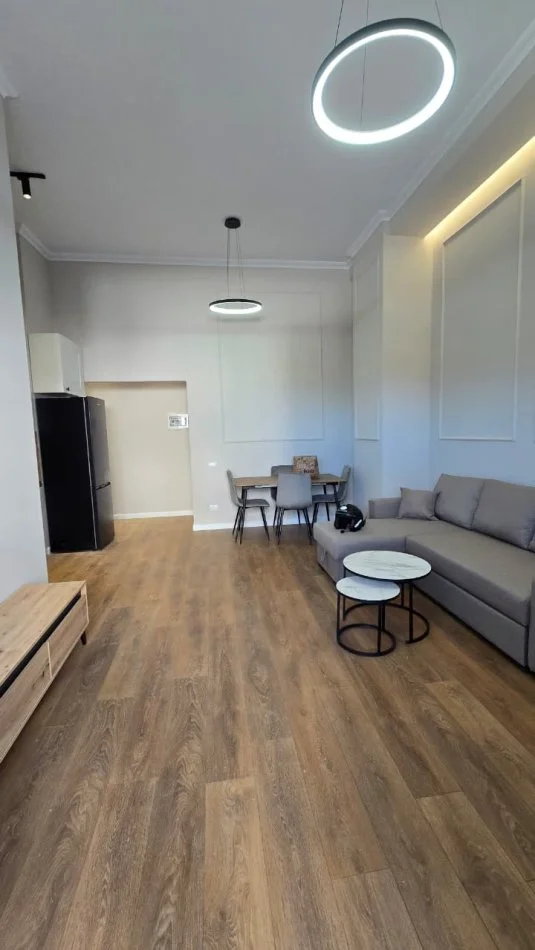 Tirane, jepet me qera apartament 1+1+Ballkon Kati 0, 60 m²  (Liqeni i Thate)