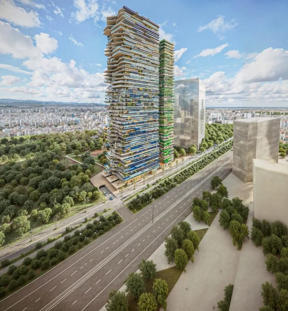 Tirane, shitet 1+1 , 92 m² 191.500 € (TIRANA NEW BOULEVARD)