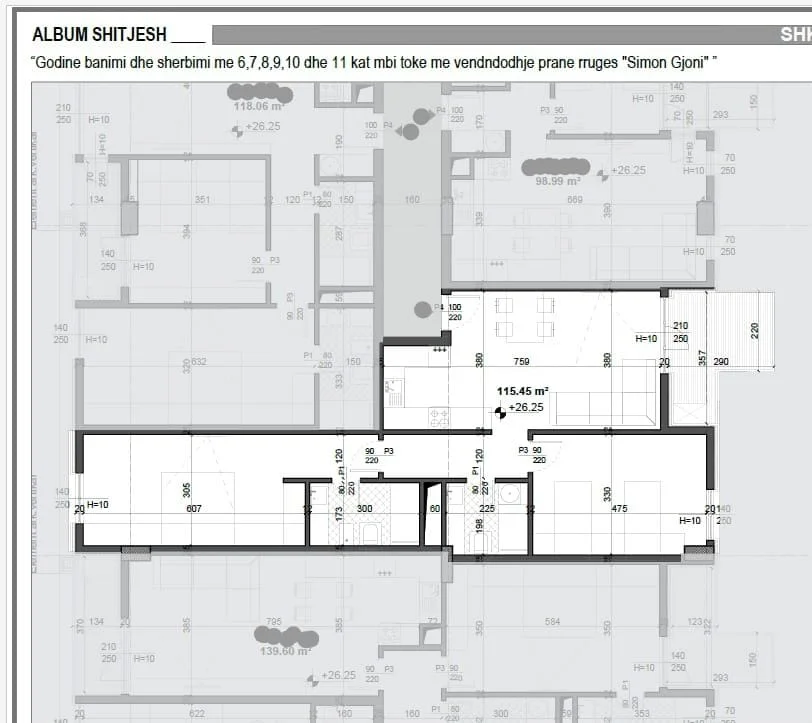 SHITET : 2+1+2wc📍Ish Fusha e Aviacionit (Mei's Residence) - 175,500€ - S.115m² || Punime te nje cilesie maksimale🔥1520€/m²🔥
