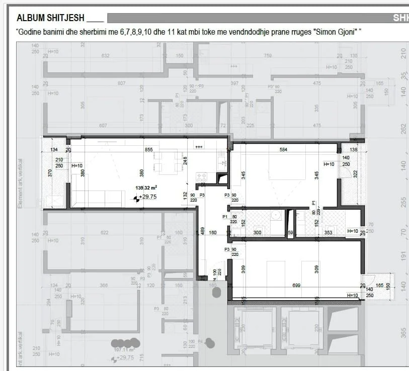 SHITET : 2+1+2wc📍Ish Fusha e Aviacionit (Mei's Residence) - 211,770€ - S.139m² || Punime te nje cilesie maksimale🔥1520€/m²🔥