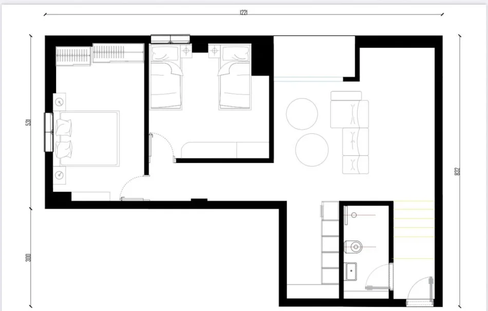 Tirane, shitet apartament 2+1 Kati 1, 100 m² 155.000 € (Kopshtit Zoologjik)