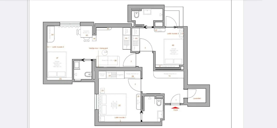Mundësi e Rrallë  (3 garsoniere )📍Qendër/ Mine peza/ Përballë Golden Tower  ( Shitje aktualisht me qira 1400 eu neto) 100% të reja🔥🔥 255.000 eu( të treja)