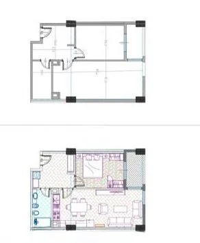 Tirane, shitet apartament 1+1 Kati 1, 73 m² 151.200 € (Rruga Usluga)