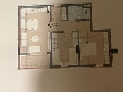 Tirane, shitet apartament 2+1+Ballkon Kati 2, 84 m² (Univers City) Gati per Banim