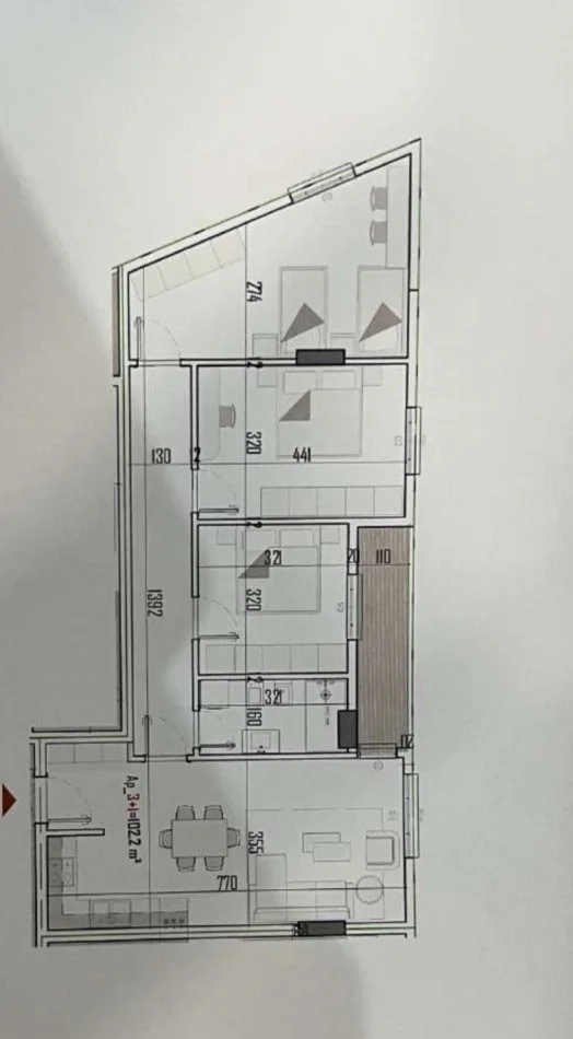 Tirane, shitet apartament 3+1 Kati 4, 120 m² 98.800 € (Kamez)