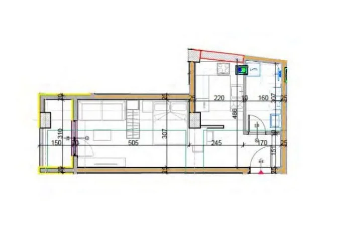 Tirane, shitet garsonier 1+1 Kati 4, 54 m² 61.295 € (Paskuqan)