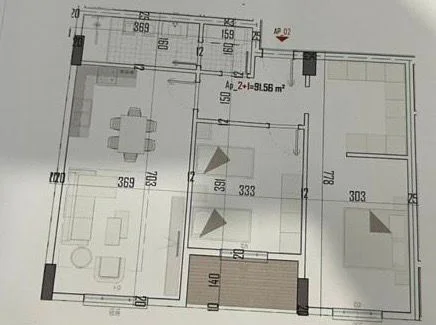 Tirane, shitet apartament 2+1 Kati 1, 108 m² 86.400 € (Rruga Kamez)