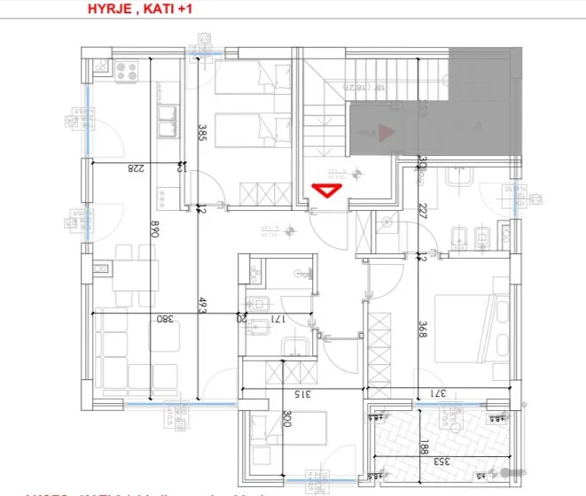 Tirane, shes apartament duplex 3+1 Kati 0, 105 m² 240.973 € (Liqeni Farkes)