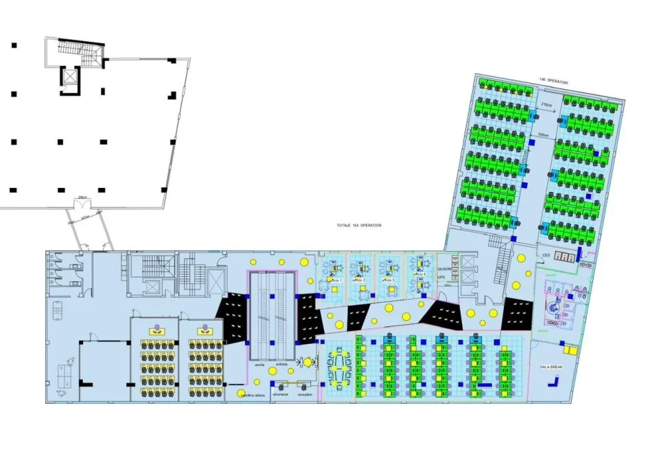 Tirane, jepet me qera zyre Kati 1, 1.530 m² 15.300 € (ALI DEMI)