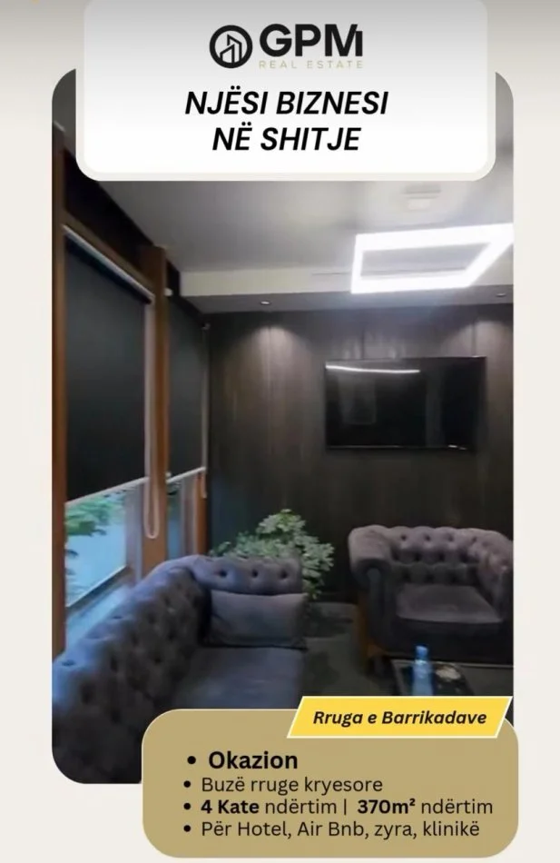 Tirane, shitet ambjent biznesi , 370 m²