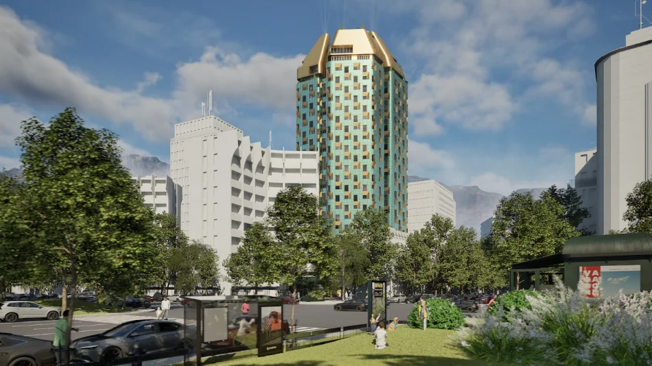 Tirane, shes apartament 1+1+Aneks+Ballkon Kati 12, 76 m² 233.000 € 