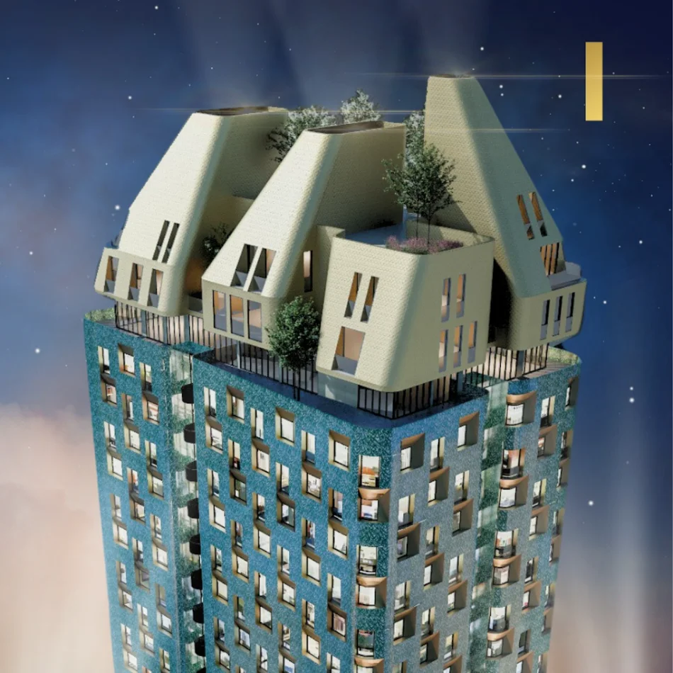 Tirane, shes apartament 1+1+Aneks+Ballkon Kati 12, 76 m² 233.000 € 