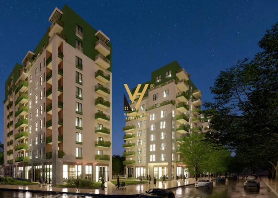 Tirane, shitet apartament 1+1+Ballkon Kati 8, 76 m² 126.000 € (KOMPLEKSI VIVA, RRUGA E KAVAJES)