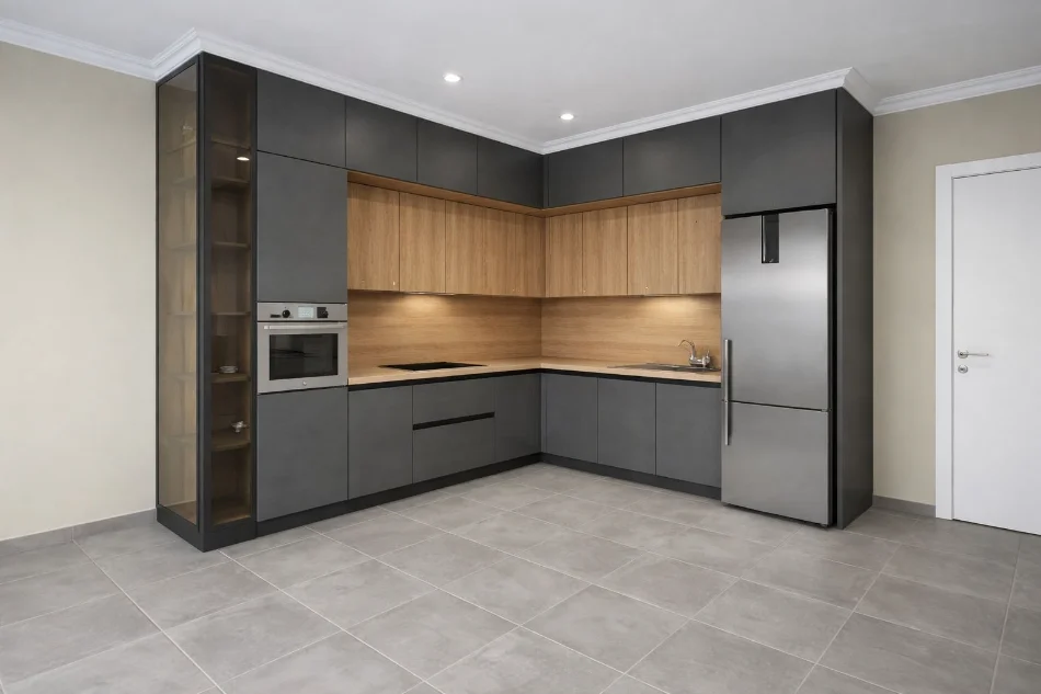 Tirane, jepet me qera apartament 1+1 Kati 8, 68 m² 300 € (Kamez)