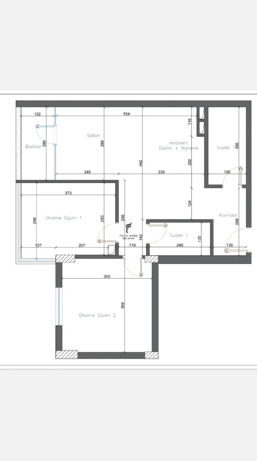 Tirane, shitet apartament 2+1 Kati 6, 90 m² 250.000 € (KOMUNA E PARISIT)