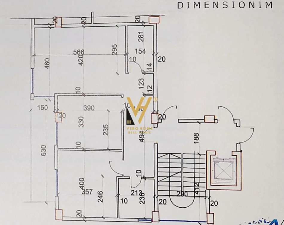 Tirane, shitet apartament 2+1+Ballkon Kati 3, 99 m² 160.000 € (FRESKU)
